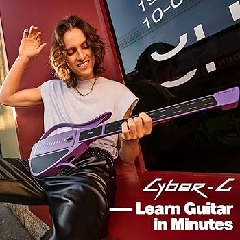 Amazon | ENYA CYBER-G スマート弦なしエレキギター｜折りたたみ